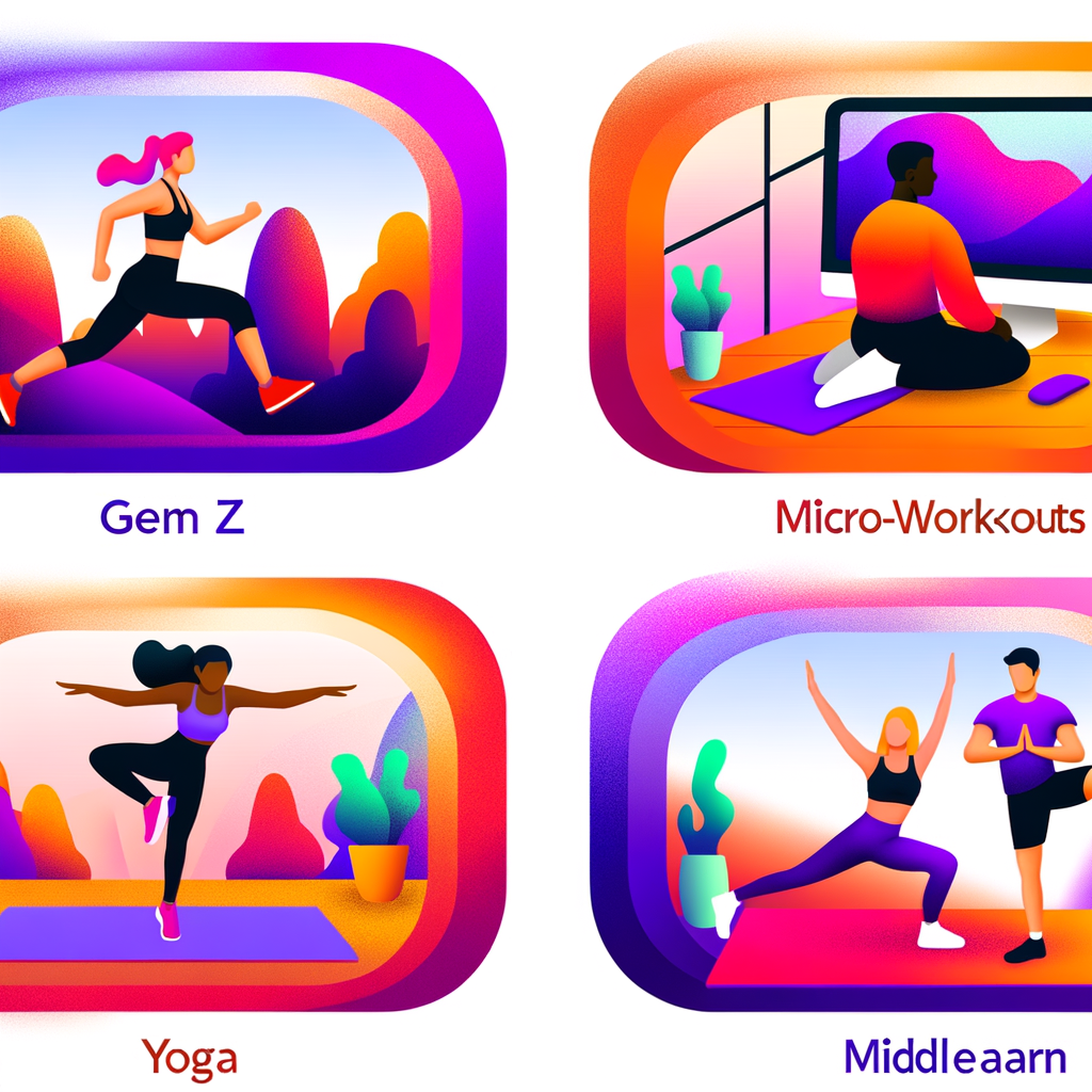 Micro-workout exercises illustration