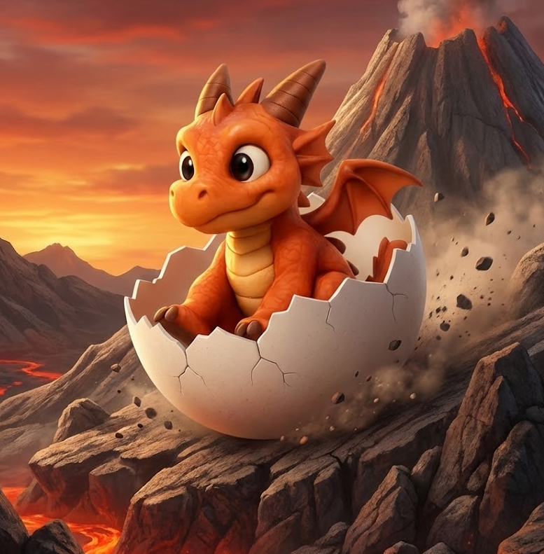 Volcano Slide - Baby Scorch