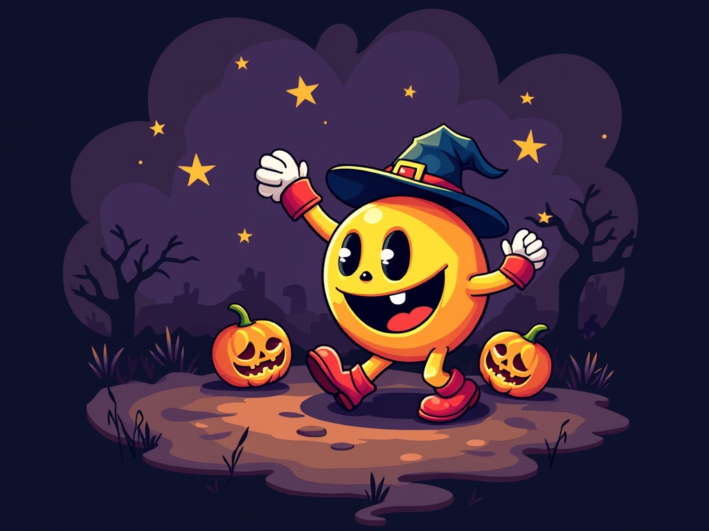 Crypto Pacman Halloween - Farcaster Mini Apps