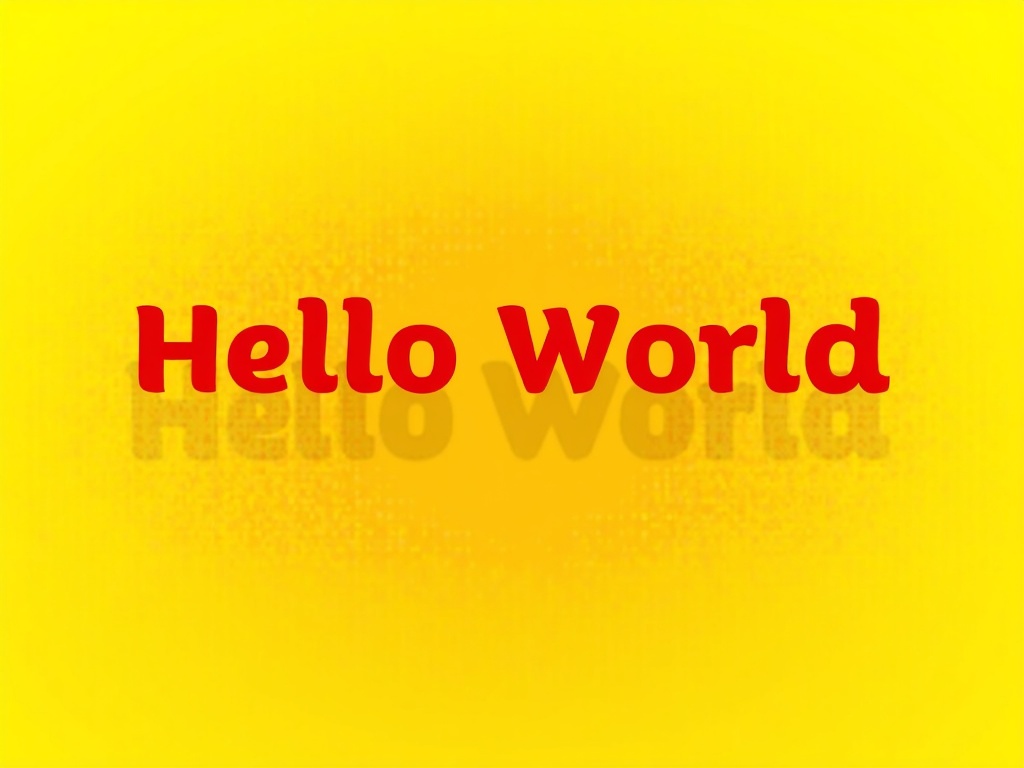 Hello World Color Splash - Farcaster Mini Apps