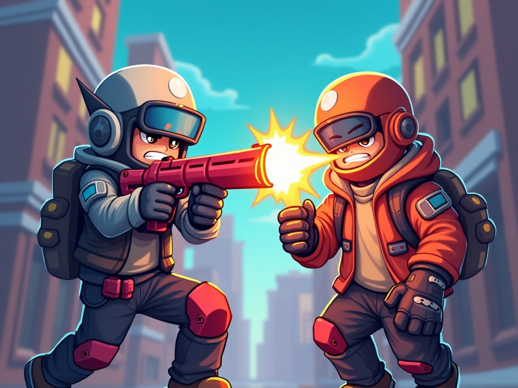 2D Shooter Frenzy - Farcaster Mini Apps